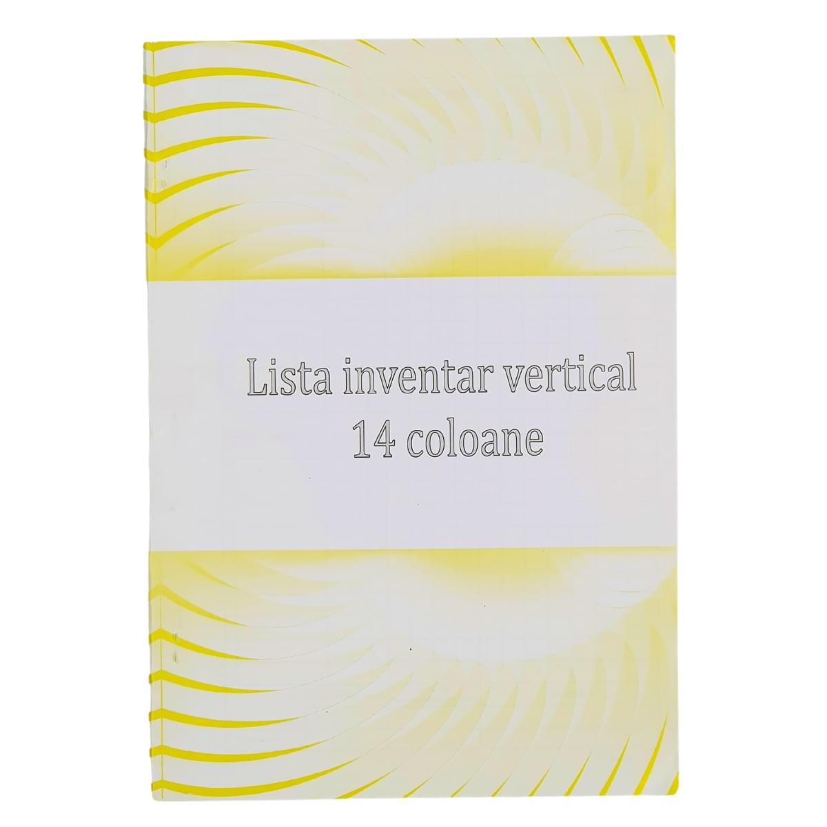 LISTA INVENTAR 14 COLOANE VERTICALA LISTA INVENTAR 14 COLOANE VERTICALA